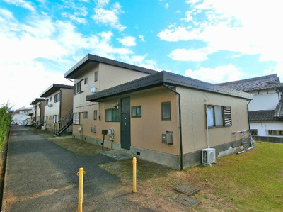 【外観】 | ヒルタウンおまた | すみれが丘小学校が近くてお子様の通学も安心の立地です☆ブルーライン「中川」駅より徒歩圏内のアパート♪