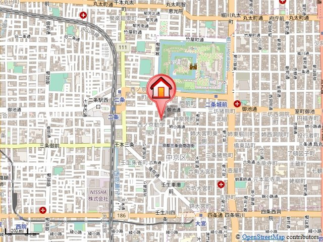 アルティスタ姉小路の地図