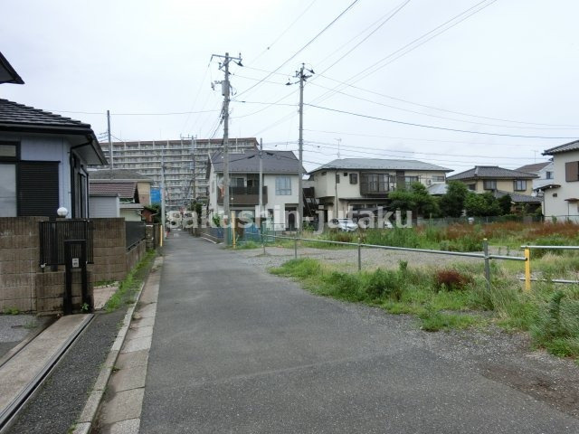 習志野市屋敷５丁目　売地　全３区画　敷地５６坪～の前面道路含む現地写真