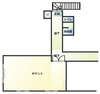 【間取り】 | カド―ビル2Fテナント