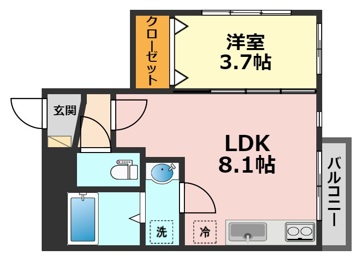 シルフィードの間取り