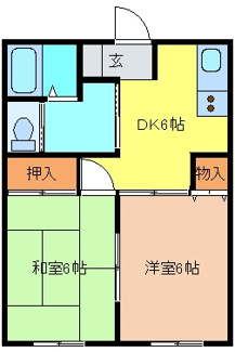 【間取り】 | フラット吉島台