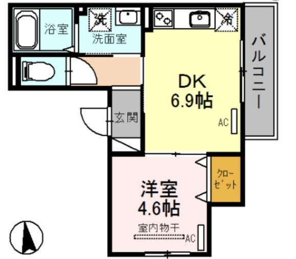 ヴェールエブランの間取り