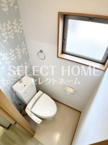 【トイレ】 | ヴィレッジゆたかⅣ | 落ち着いた色調のトイレです