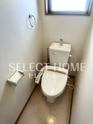 【トイレ】 | ヴィレッジゆたかⅣ | 落ち着いた色調のトイレです