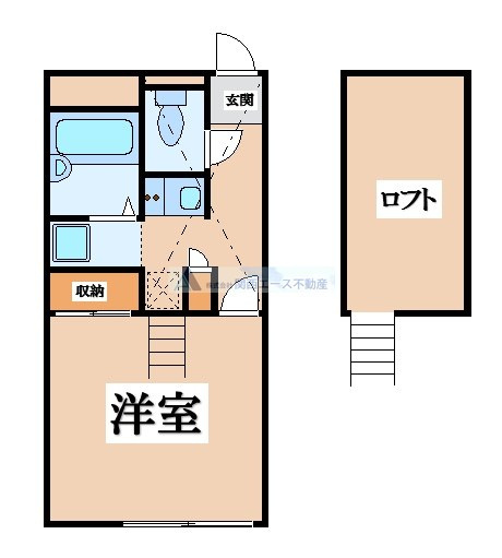 【間取り】 | レオパレスシャトー花園