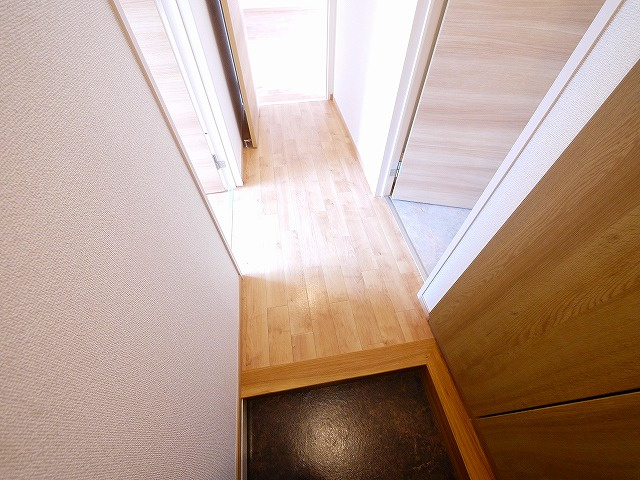 ログメントソファーB棟の玄関|毎日通る玄関はこちらです