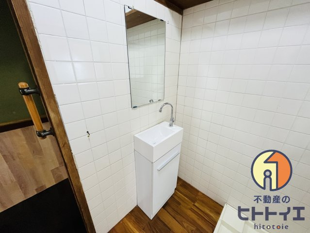 池の本貸家の独立洗面台