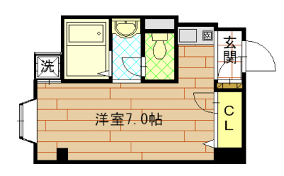 フラット136の間取り