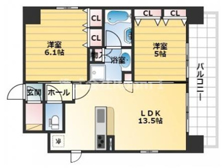 【間取り】 | プレサンス四天王寺