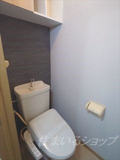 広島市安佐北区落合２丁目のアパートのトイレ|シャワートイレ