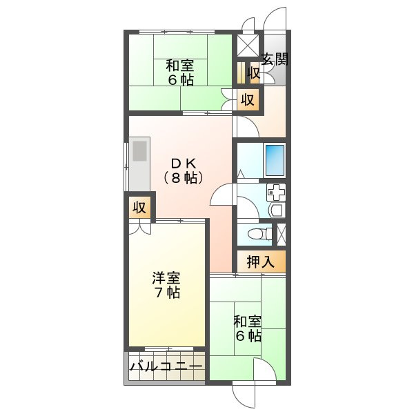 ハイツ永井の間取り