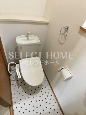 【トイレ】 | プラッサムコート堂前A | トイレもきれいです