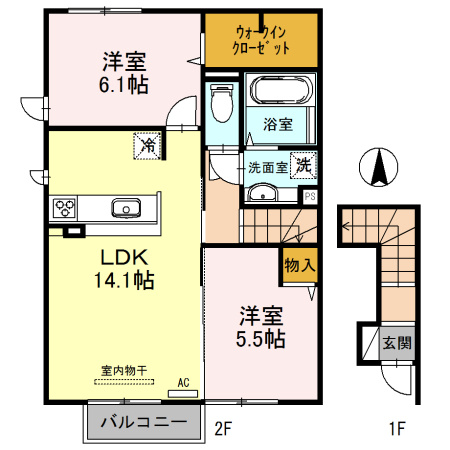 パークフロントMの間取り