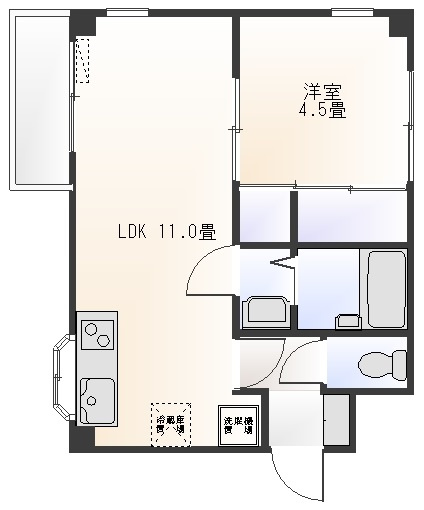 【間取り】 | シュベール秀和