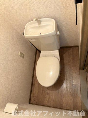 【トイレ】 | シティ加茂川　B
