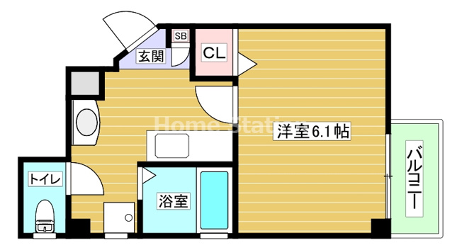 【間取り】 | ソルイルナ福島