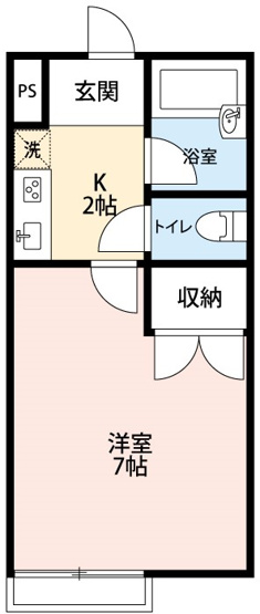 【間取り】 | ドミールタカＢ