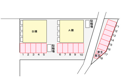 【駐車場】 | ノーブル飛鳥Ｂ