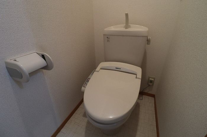 熊本市北区弓削６丁目のアパートのトイレ