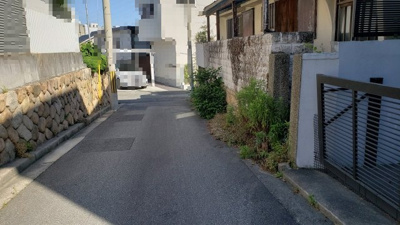 【前面道路含む現地写真】 | 久出ケ谷町古家付土地