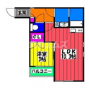 【間取り】 | Ｃｒｅｃｉａ折立Ｂ棟の間取り
