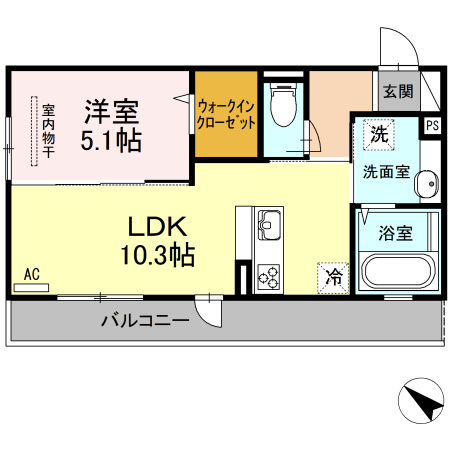 ルミエールＭの間取り