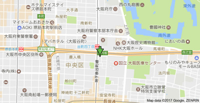 【地図】 | ロイヤルタワー大阪谷町