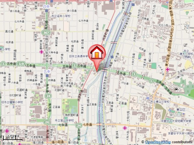 Grand E'terna京都（グランエターナ京都）の地図