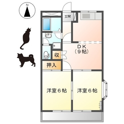 【間取り】 | プロニティ杉山Ⅱ