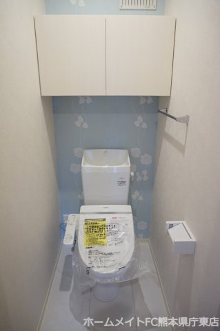 上益城郡益城町大字惣領のアパートのトイレ