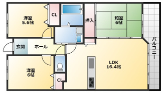 【間取り】 | ヴェルデサコート桜ケ丘