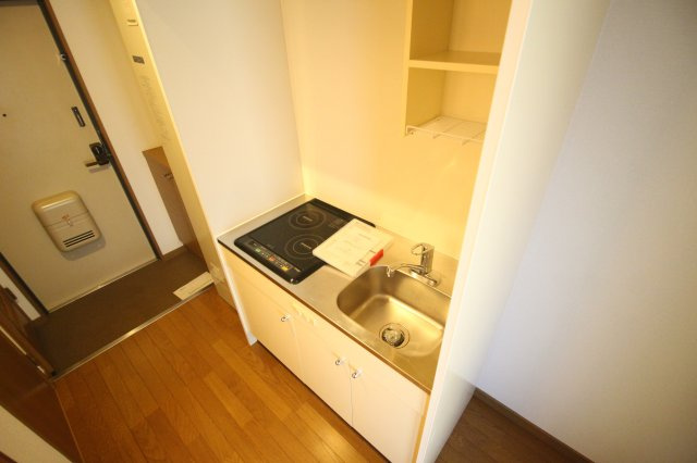 【キッチン】 | アパルト松崎 | ＩＨ２口コンロ