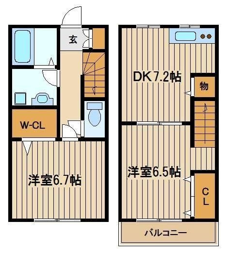 【間取り】 | リヴェール学園町