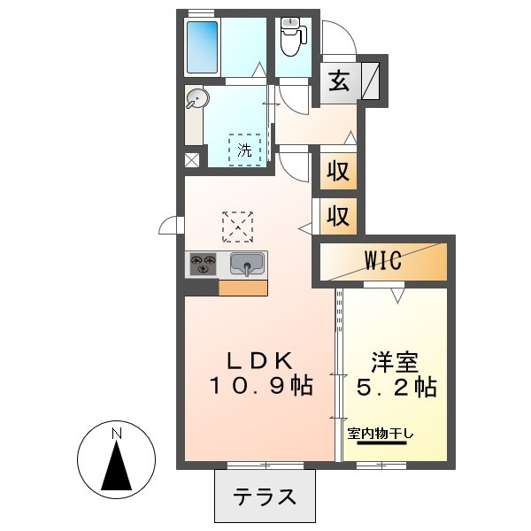 ソレイユの間取り