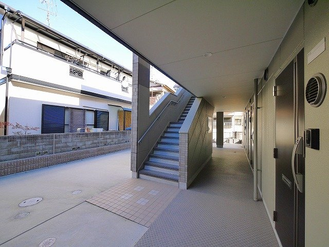 ファインパークのその他共用部分|落ち着いた共用通路です