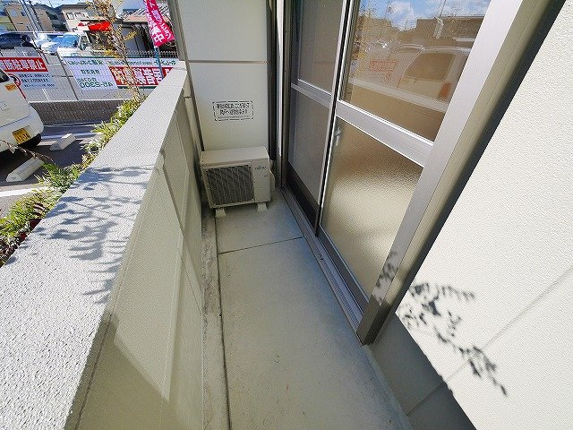 ファインパークのバルコニー|お洗濯にも活躍する広いバルコニーです