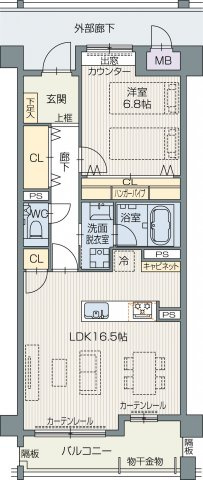 【間取り】 | グランデ東雲