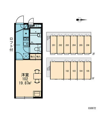 【区画図】 | レオパレスＴａｋａｒａｚｕｋａ