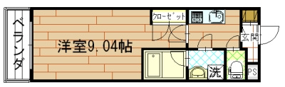 HF烏丸鞍馬口レジデンスの間取り