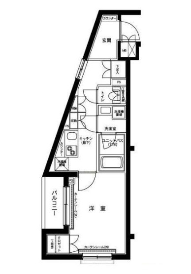 【間取り】 | ルーブル中村橋参番館