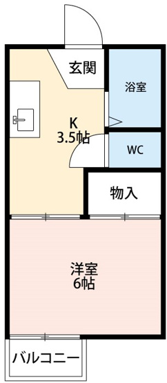 【間取り】 | ファミールハイツD棟