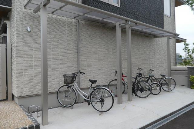 倉敷市中央２丁目の賃貸マンションのその他共用部分|駐輪場