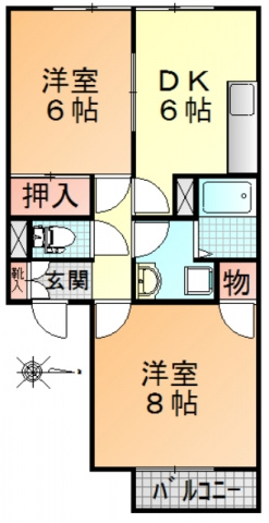 レピュートKの間取り