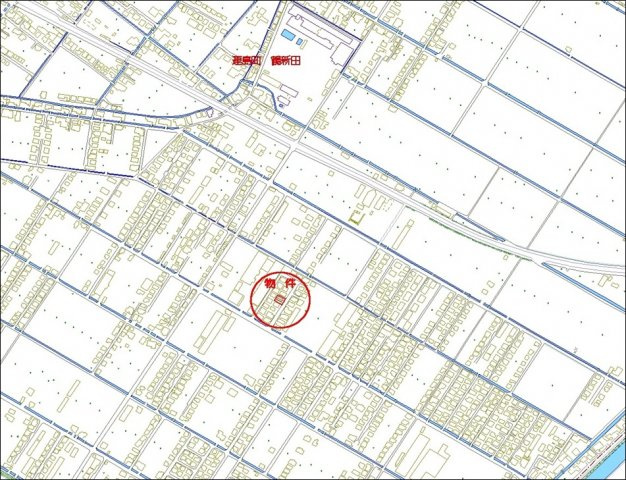 連島町鶴新田リフォーム済中古戸建の地図