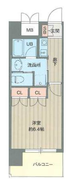 サムティ三国本町レジデンスの間取り