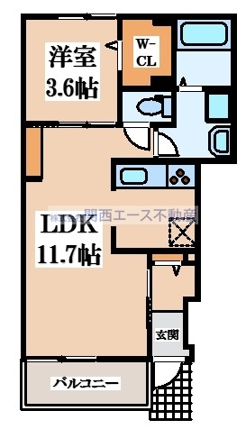 【間取り】 | シャルマン大蓮北