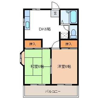 【間取り】 | コーポフジ