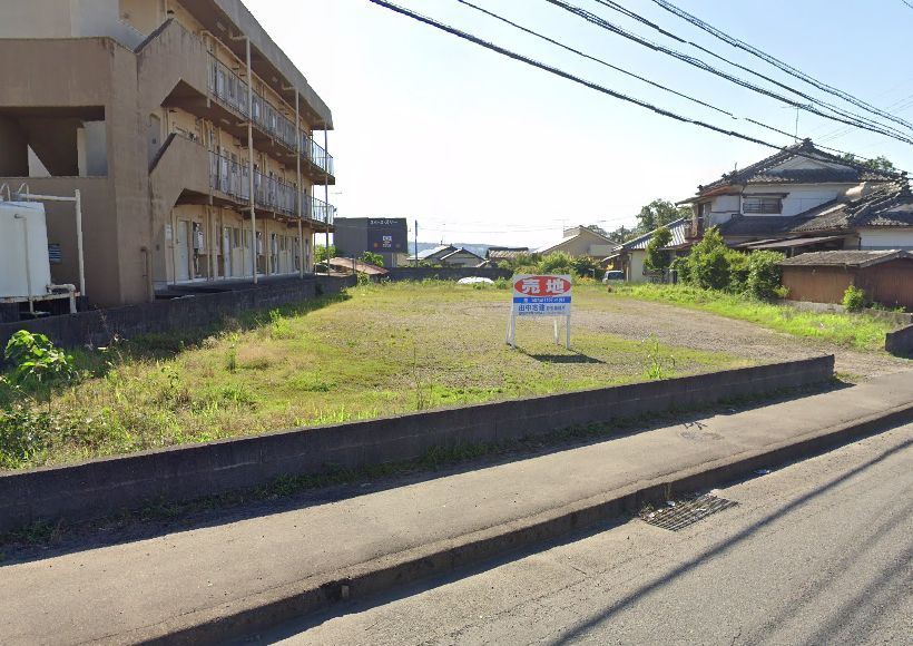 都城市志比田町の売地の外観