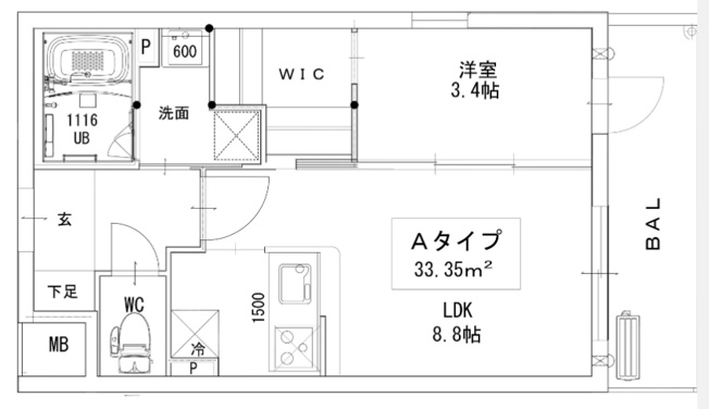 【間取り】 | ソシオス春日駅前